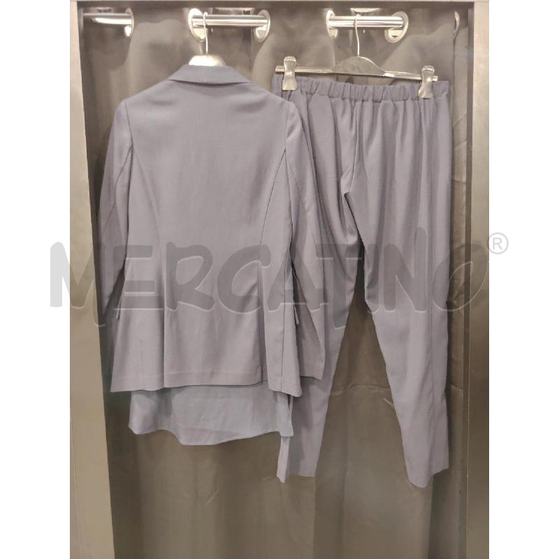 COMPLETO D CARLA G CREPE BLU 3 PEZZI | Mercatino dell'Usato Roma eur 3