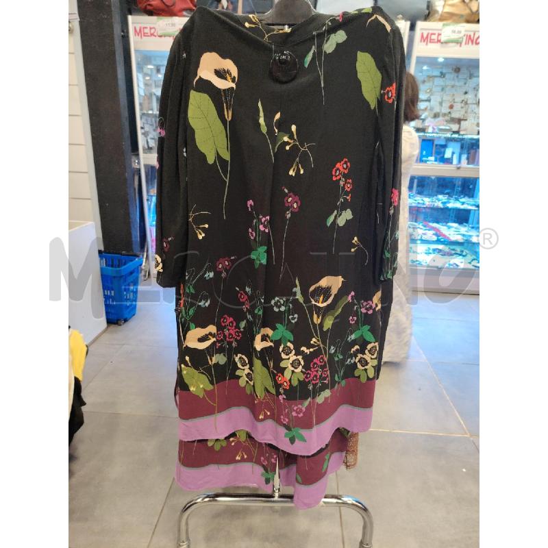 COMPLETO D ELENA MIRO NERO FLOREALE | Mercatino dell'Usato Roma eur 3