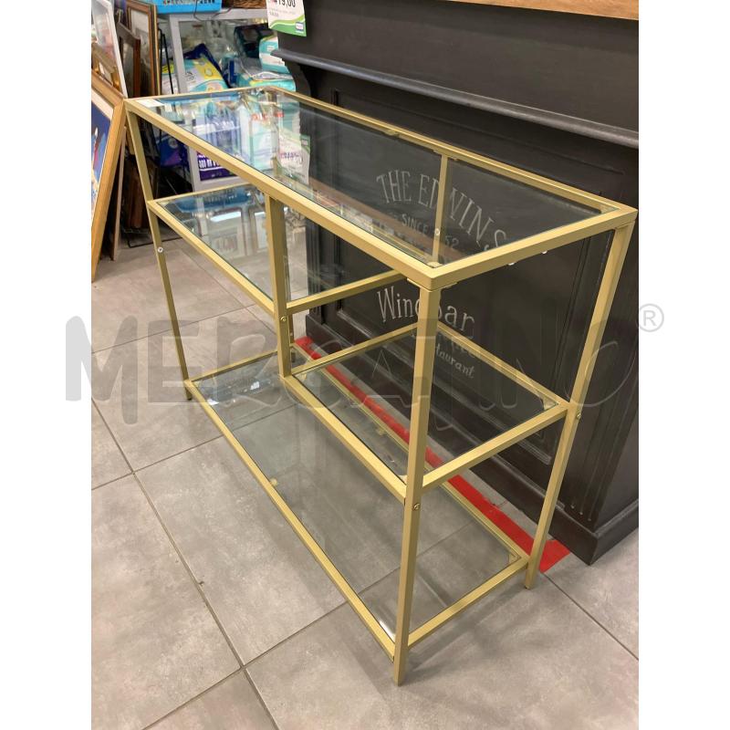 CONSOLLE DOR 4 RIP VETRO | Mercatino dell'Usato Roma eur 2