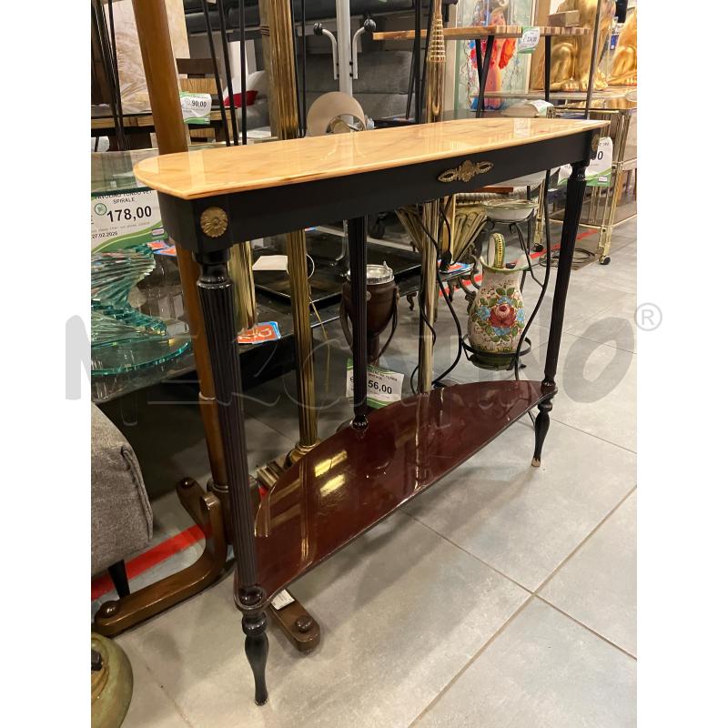 CONSOLLE MOGANO P/MARMO | Mercatino dell'Usato Roma eur 2