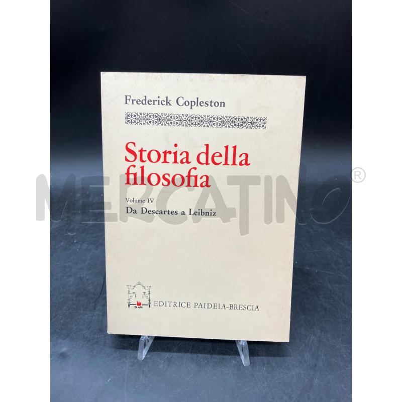 COPLESTON STORIA DELLA FILOSOFIA VOLUME IV PAIDEIA | Mercatino dell'Usato Roma eur 1