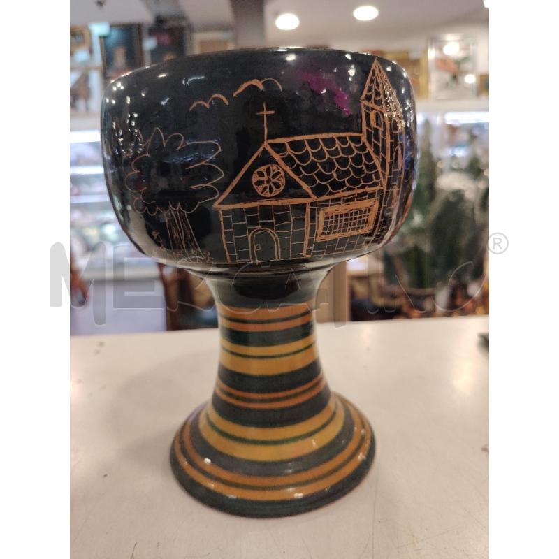COPPA TERRACOTTA SMALTATA | Mercatino dell'Usato Roma eur 1