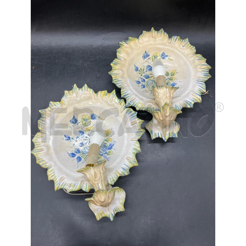 COPPIA APPLIQUE CER  | Mercatino dell'Usato Roma eur 1