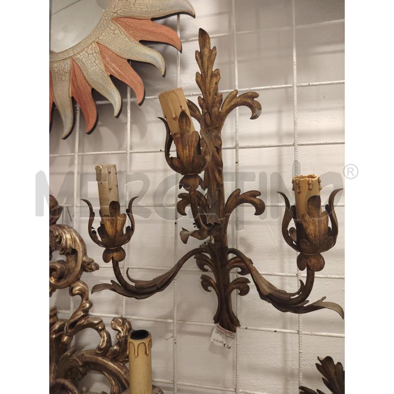 COPPIA APPLIQUE MET DOR 3L | Mercatino dell'Usato Roma eur 1
