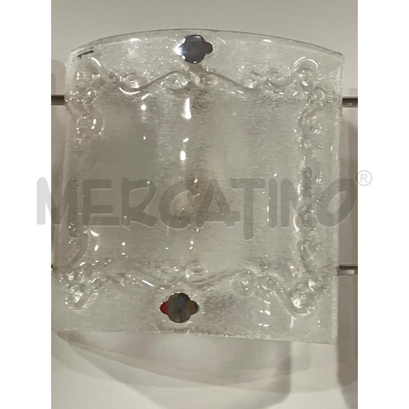 COPPIA APPLIQUE MURANO | Mercatino dell'Usato Roma eur 2