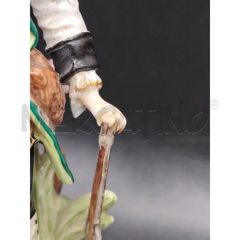 COPPIA CANDELABRI FOGLIE DOR CAPODIMONTE  | Mercatino dell'Usato Roma eur 3