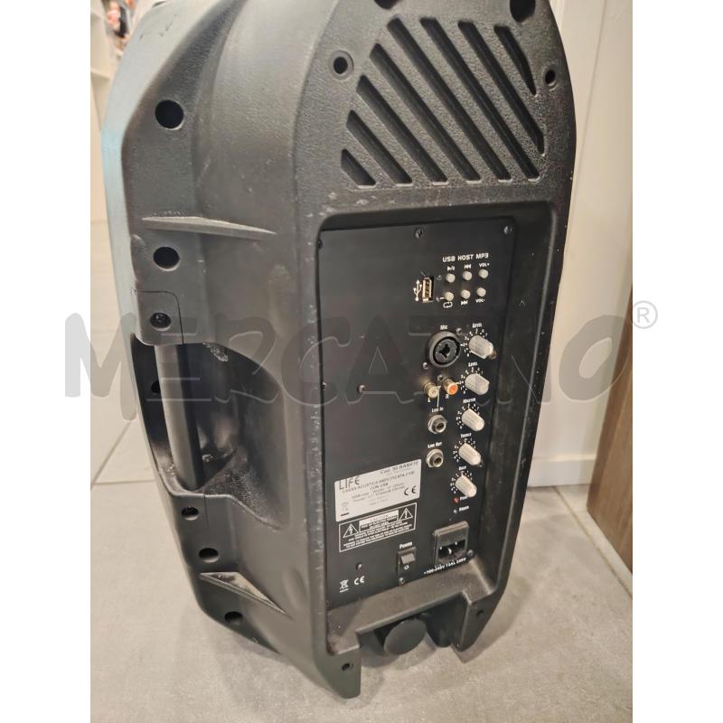 COPPIA CASSE LIFE ACUSTICHE AMPLIFICATE 2 VIE  | Mercatino dell'Usato Roma eur 3