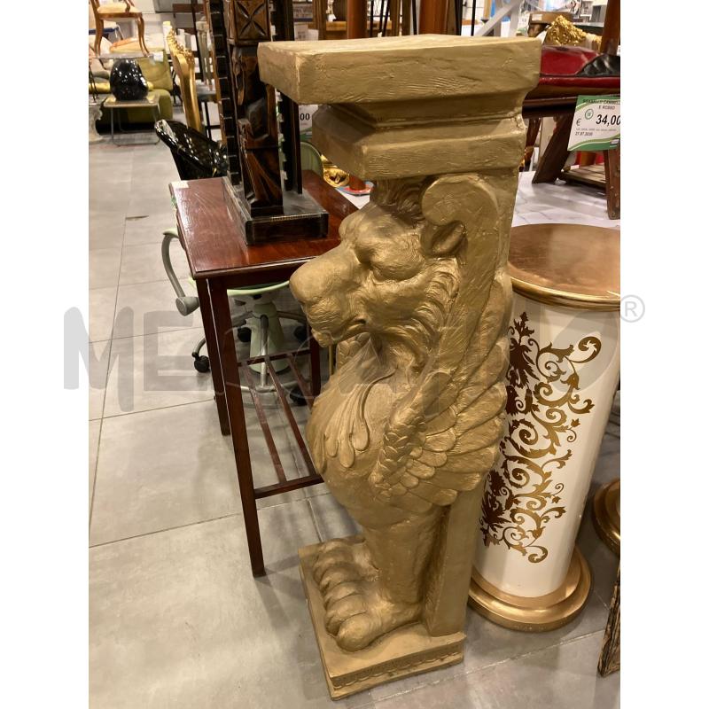 COPPIA COLONNE LEONI | Mercatino dell'Usato Roma eur 2