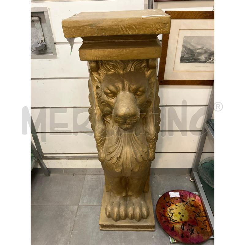 COPPIA COLONNE LEONI | Mercatino dell'Usato Roma eur 3