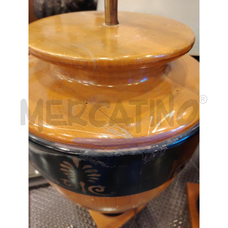 COPPIA LAMPADE LEGNO 1 DA RIV  | Mercatino dell'Usato Roma eur 3