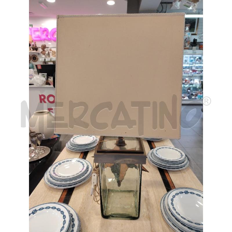 COPPIA LAMPADE VETRO CAPP/BEI | Mercatino dell'Usato Roma eur 2
