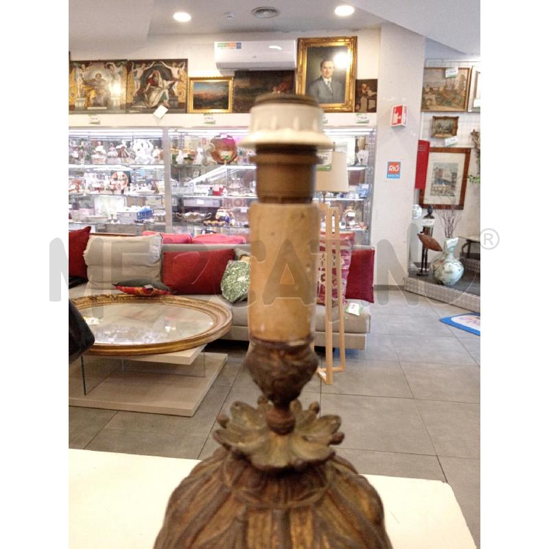  COPPIA LAMPADE  BASE MARMO ROSA BRONZO | Mercatino dell'Usato Roma eur 3