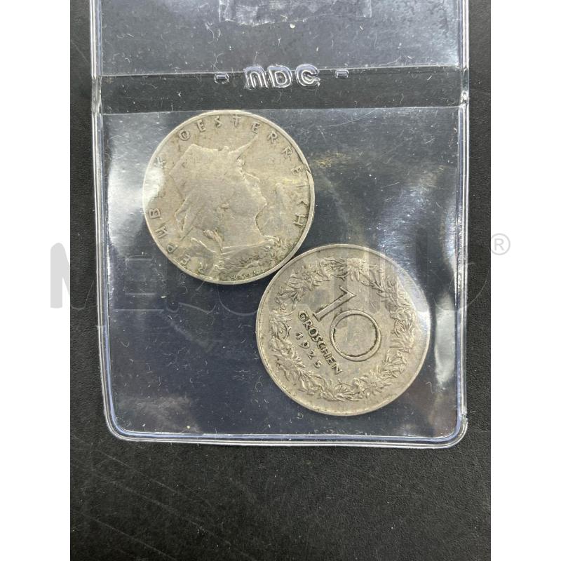COPPIA MONETE 1925 | Mercatino dell'Usato Roma eur 1