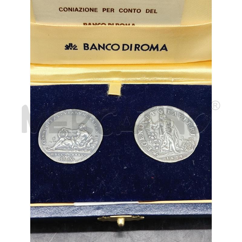 COPPIA MONETE BANCO DI ROMA  | Mercatino dell'Usato Roma eur 4