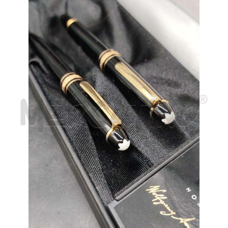 COPPIA MONTBLANC MEISTERSTUCK HOMMAGE A W.A. MOZART | Mercatino dell'Usato Roma eur 4