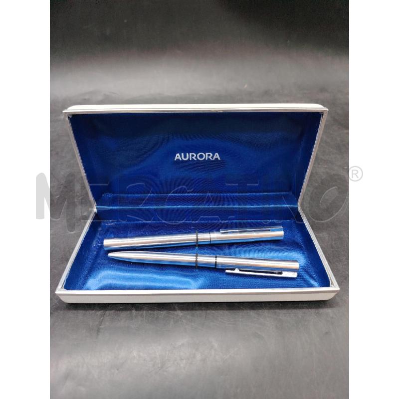 COPPIA PENNE AURORA ARGENTATE | Mercatino dell'Usato Roma eur 1