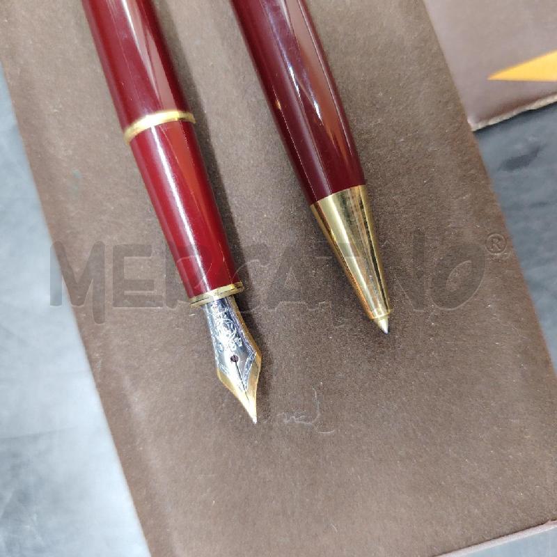 COPPIA PENNE MONTBLANC MEISTERSTUCK BORDEAUX W/GERMANY | Mercatino dell'Usato Roma eur 2