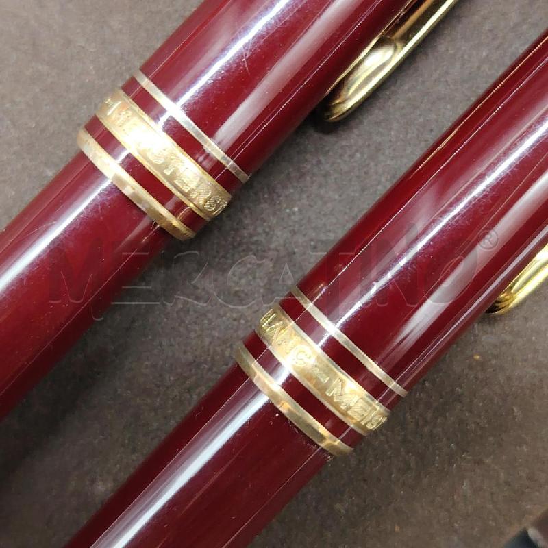 COPPIA PENNE MONTBLANC MEISTERSTUCK BORDEAUX W/GERMANY | Mercatino dell'Usato Roma eur 5