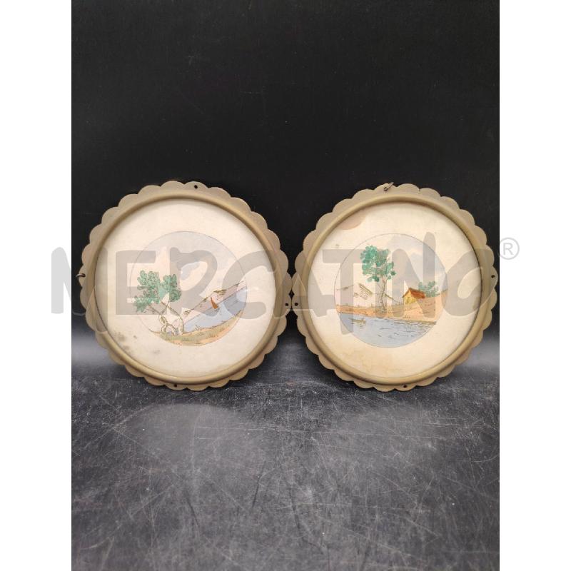 COPPIA QUADRETTI CSA  | Mercatino dell'Usato Roma eur 1