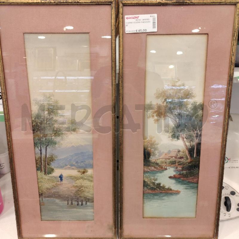 COPPIA QUADRI PAESAGGIO  | Mercatino dell'Usato Roma eur 1