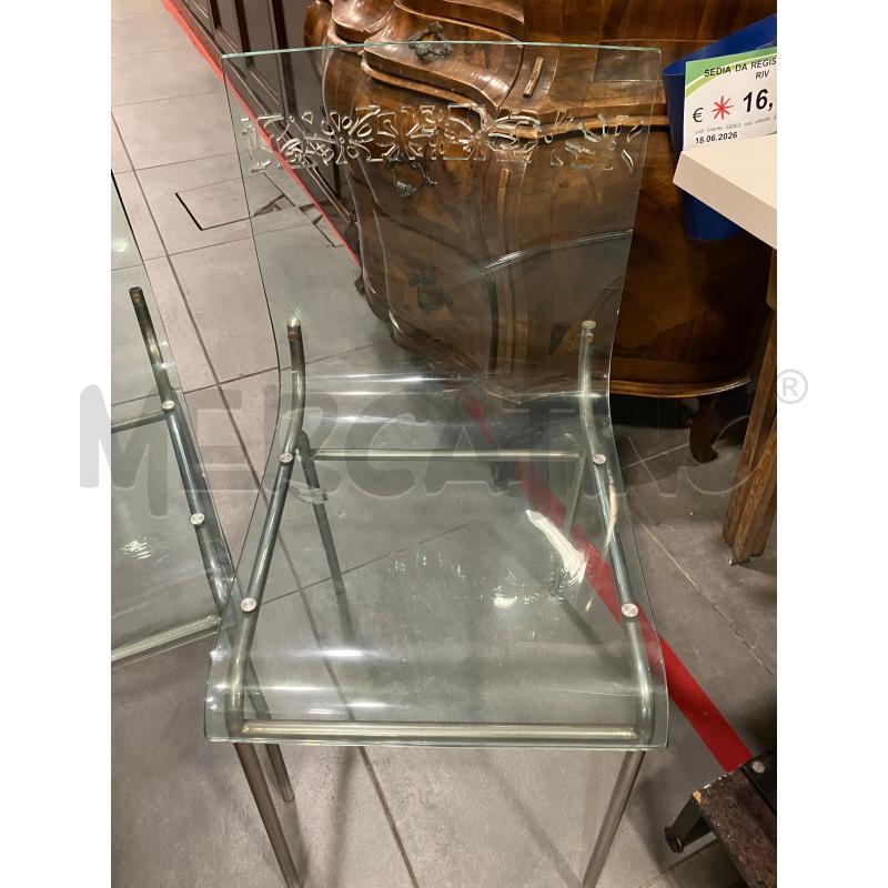 COPPIA SEDIE CROMO/PLEXY | Mercatino dell'Usato Roma eur 2