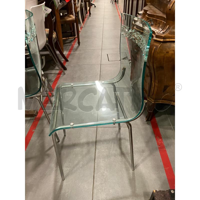 COPPIA SEDIE CROMO/PLEXY | Mercatino dell'Usato Roma eur 3
