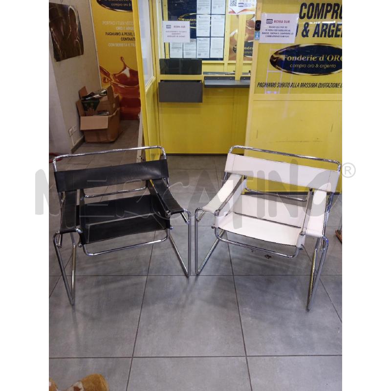 COPPIA SEDIE ST WASSILY BIA/NERO  | Mercatino dell'Usato Roma eur 1