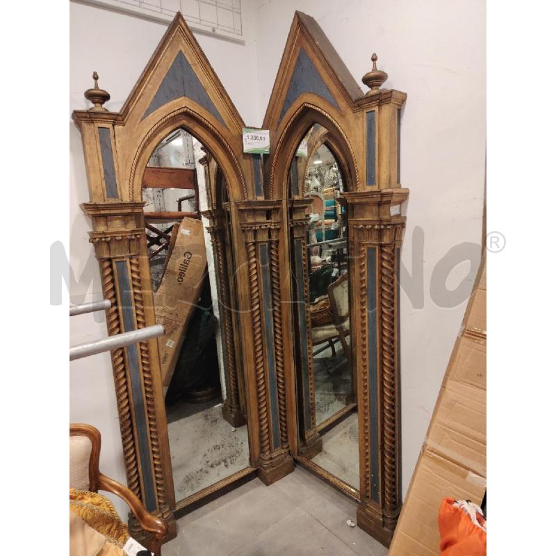 COPPIA SPECCHI ST GOTICO | Mercatino dell'Usato Roma eur 1