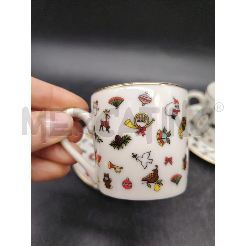  COPPIA TAZZINE TAITU' NOEL BY EMILIO BERGAMINI  | Mercatino dell'Usato Roma eur 2