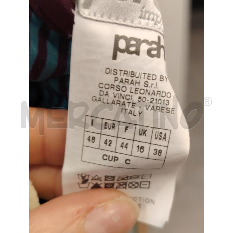COSTUME INTERO PARAH PETROLIO STRAITO | Mercatino dell'Usato Roma eur 2