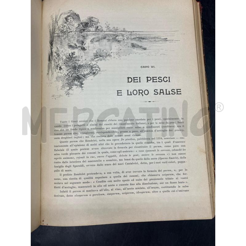 COUGNET L'ARTE CUCINARIA IN ITALIA 1910 VOL 1 | Mercatino dell'Usato Roma eur 4