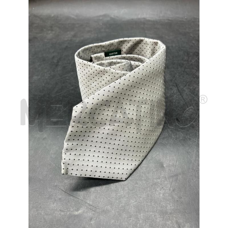 CRAVATTA BOSS GRI PUNTINI NE  | Mercatino dell'Usato Roma eur 1