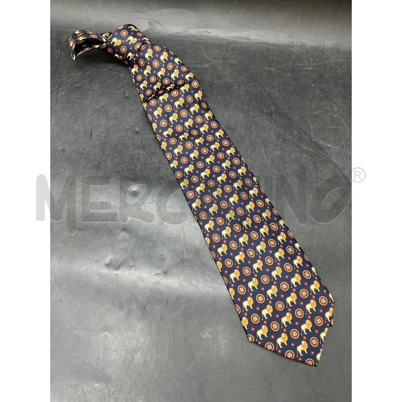 CRAVATTA DI CORI BLU LEONI  | Mercatino dell'Usato Roma eur 1