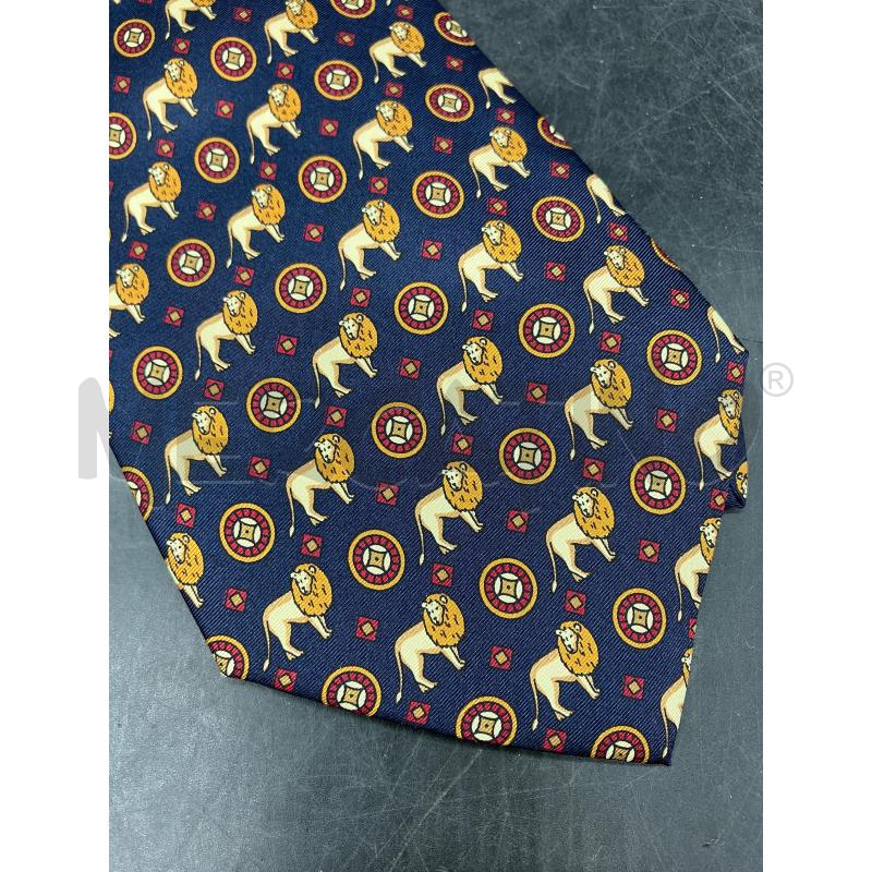 CRAVATTA DI CORI BLU LEONI  | Mercatino dell'Usato Roma eur 2