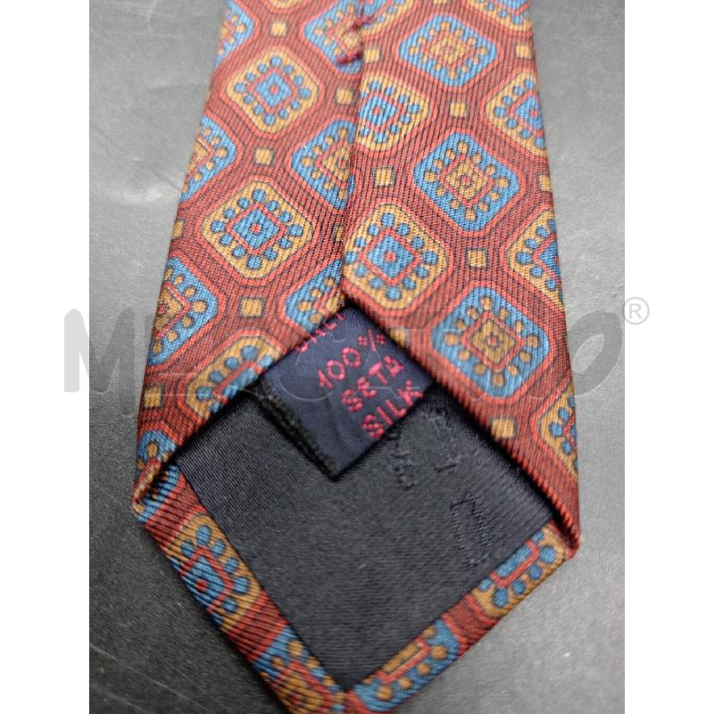 CRAVATTA ETRO SETA ROSS ROMBI BLU  | Mercatino dell'Usato Roma eur 3
