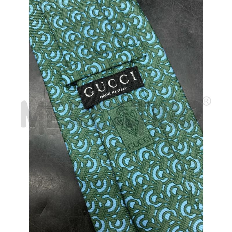 CRAVATTA GUCCI AZZ VE  | Mercatino dell'Usato Roma eur 3