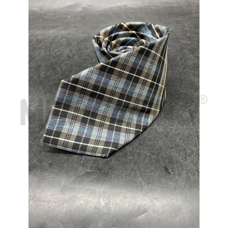 CRAVATTA LOUIS VUITTON UNIFORMES BLU QUADRETTI GRI | Mercatino dell'Usato Roma eur 1