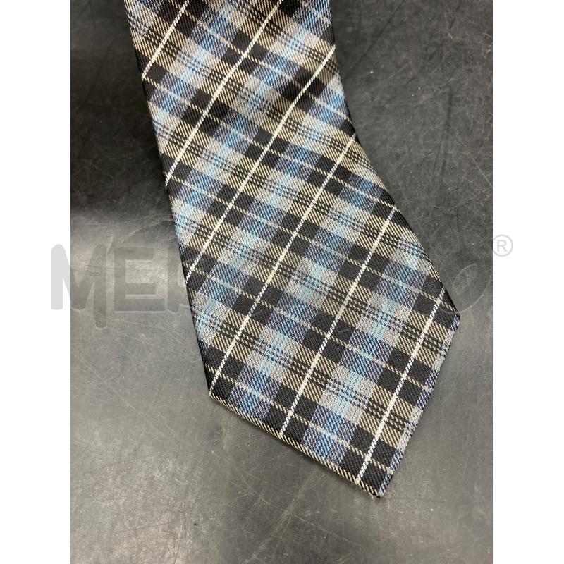 CRAVATTA LOUIS VUITTON UNIFORMES BLU QUADRETTI GRI | Mercatino dell'Usato Roma eur 2