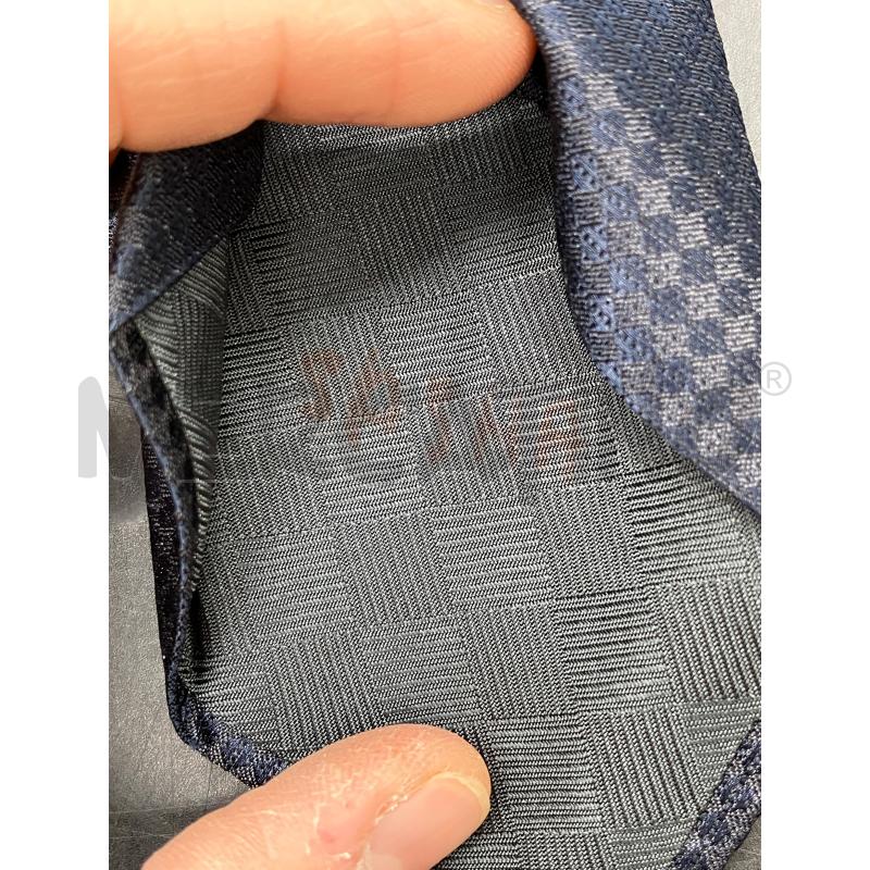 CRAVATTA LOUIS VUITTON UNIFORMES QUADRETTI GRI BLU  | Mercatino dell'Usato Roma eur 4