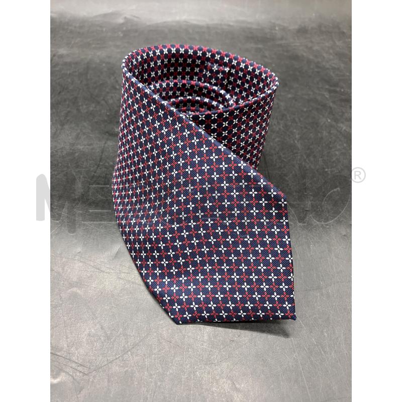 CRAVATTA MARINELLA BLU TRAMA RSS BIA | Mercatino dell'Usato Roma eur 1