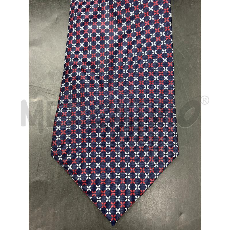 CRAVATTA MARINELLA BLU TRAMA RSS BIA | Mercatino dell'Usato Roma eur 2