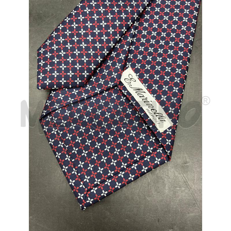 CRAVATTA MARINELLA BLU TRAMA RSS BIA | Mercatino dell'Usato Roma eur 3