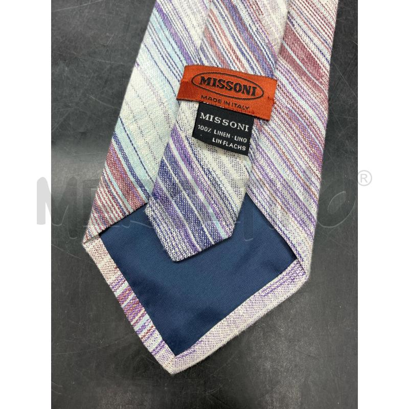 CRAVATTA MISSONI FIAMMAT AZZ | Mercatino dell'Usato Roma eur 2