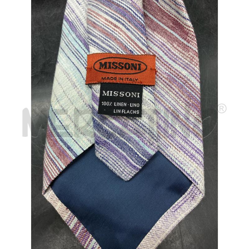 CRAVATTA MISSONI FIAMMAT BORDEAUX | Mercatino dell'Usato Roma eur 2