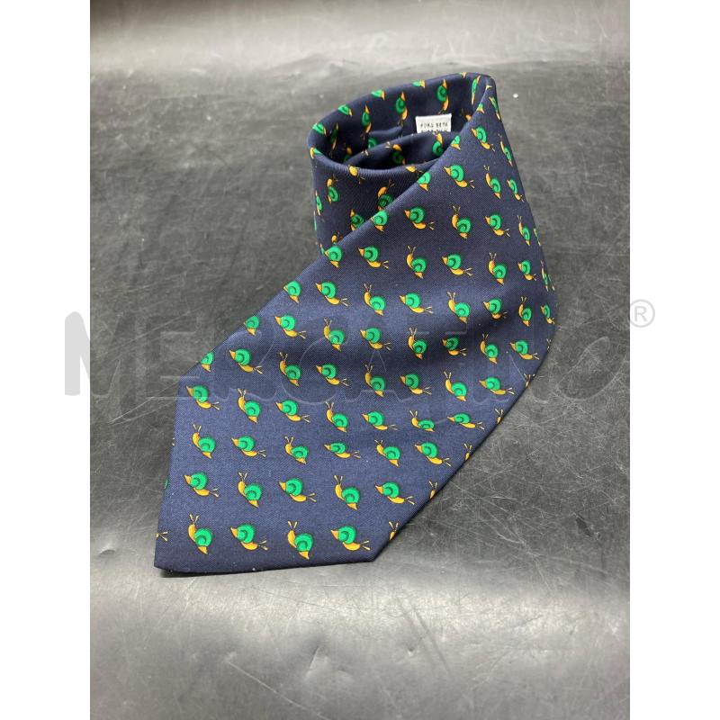 CRAVATTA PIERRE CARDIN BLU LUMACHE | Mercatino dell'Usato Roma eur 1