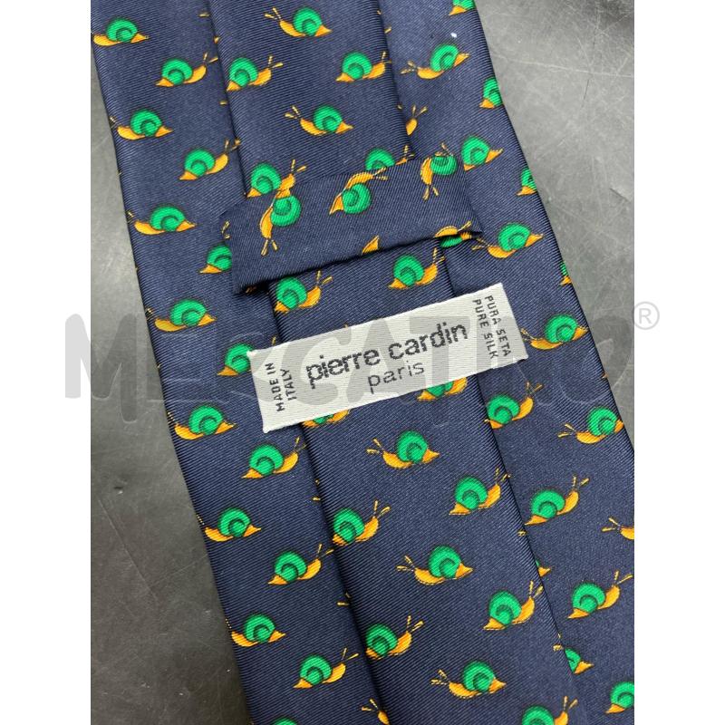 CRAVATTA PIERRE CARDIN BLU LUMACHE | Mercatino dell'Usato Roma eur 3