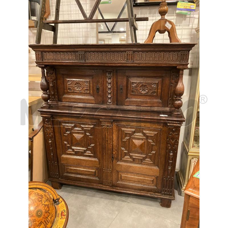 CREDENZA ROVERE MOLTO VECCHIA | Mercatino dell'Usato Roma eur 1