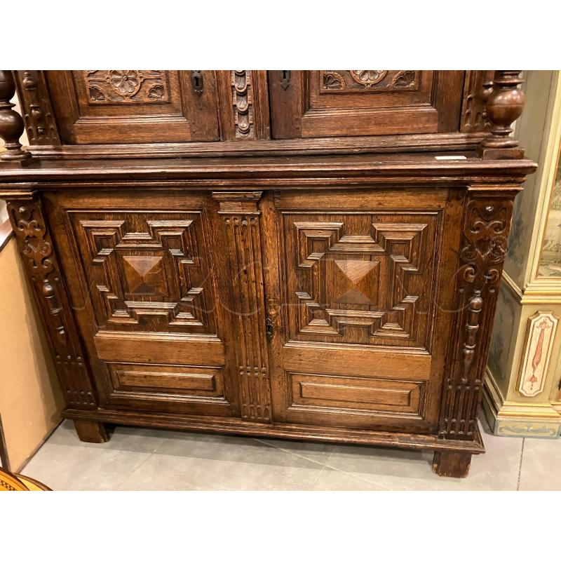 CREDENZA ROVERE MOLTO VECCHIA | Mercatino dell'Usato Roma eur 2
