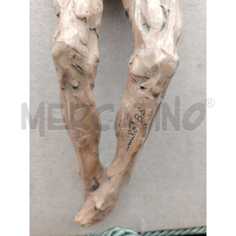 CROCEFISSIONE SU TESS CORDONE VERDE | Mercatino dell'Usato Roma eur 2