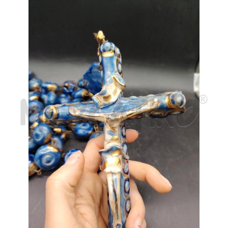 CROCIFISSO CERAMICA DA RIV | Mercatino dell'Usato Roma eur 2